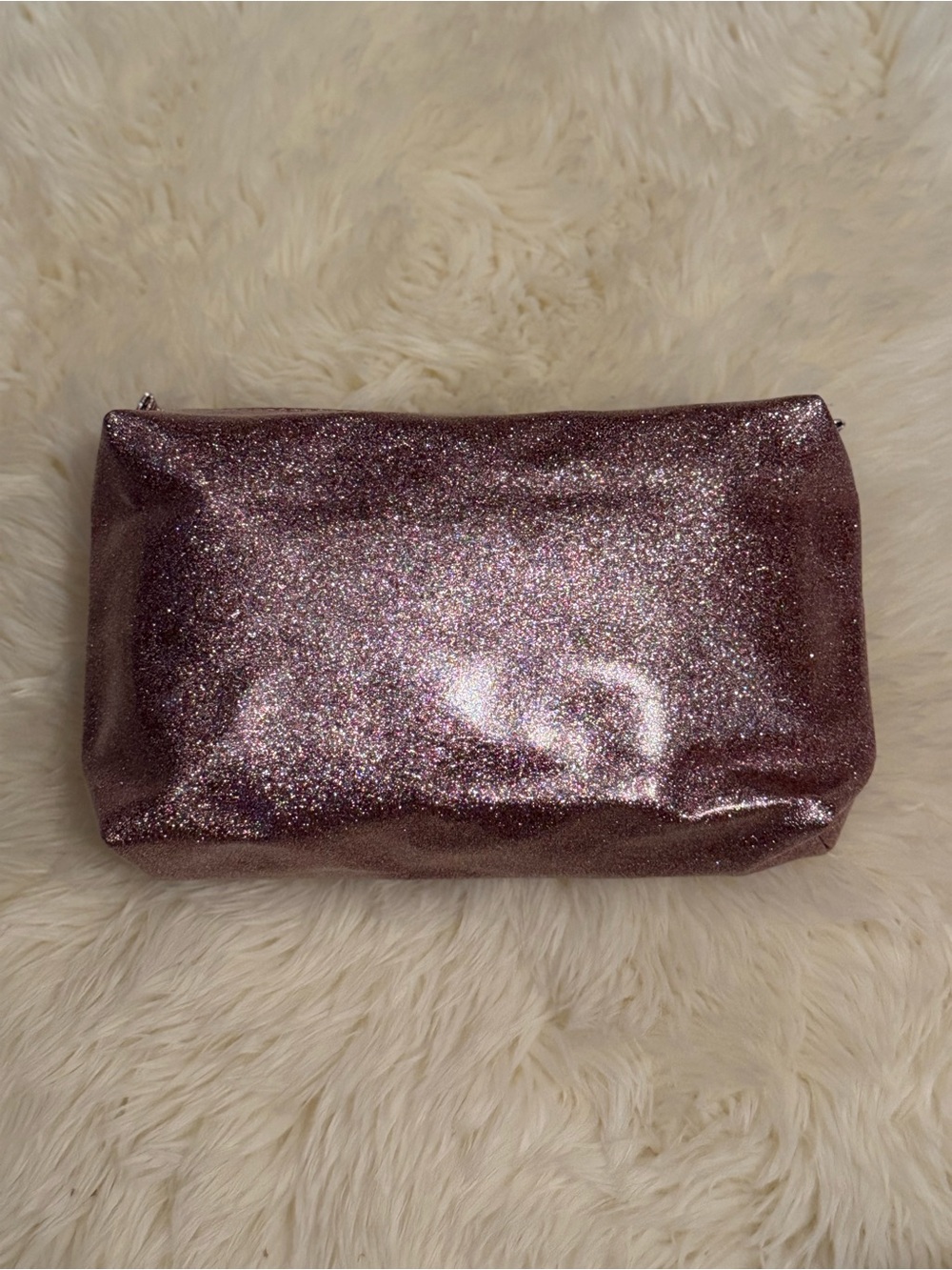 Lancome Glitter Cosmetic Pouch - Rose Sparkle